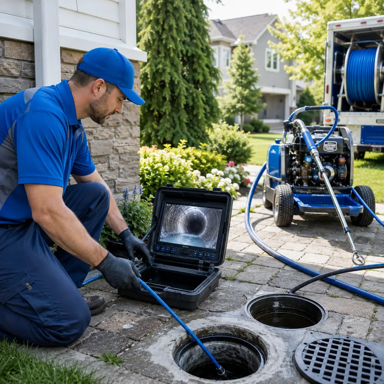 Outdoor drain cleaning professionals serving Eastvale, CA